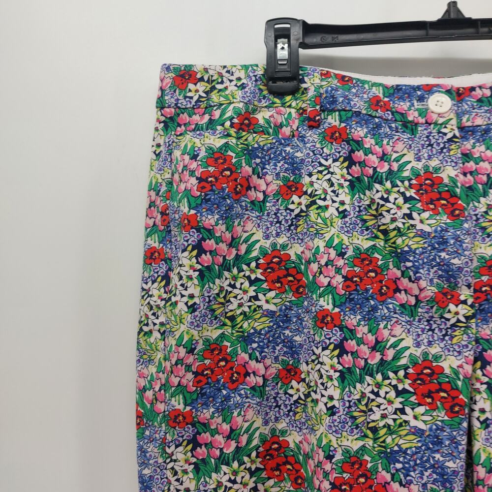 Talbots Women's Cropped Pants Perfect Skimmer Floral Size 16P - Picture 4 of 12